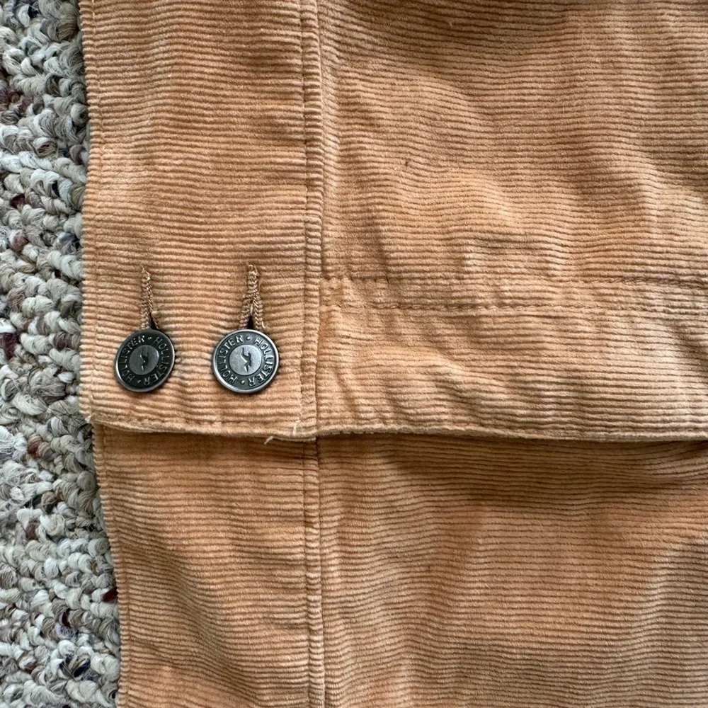 Tan Ruffled Mini Skirt - Picture 3 of 5